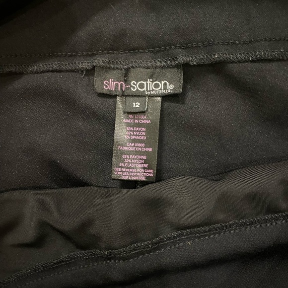 Slim Station by Multiples Black Pants - Picture 3 of 4